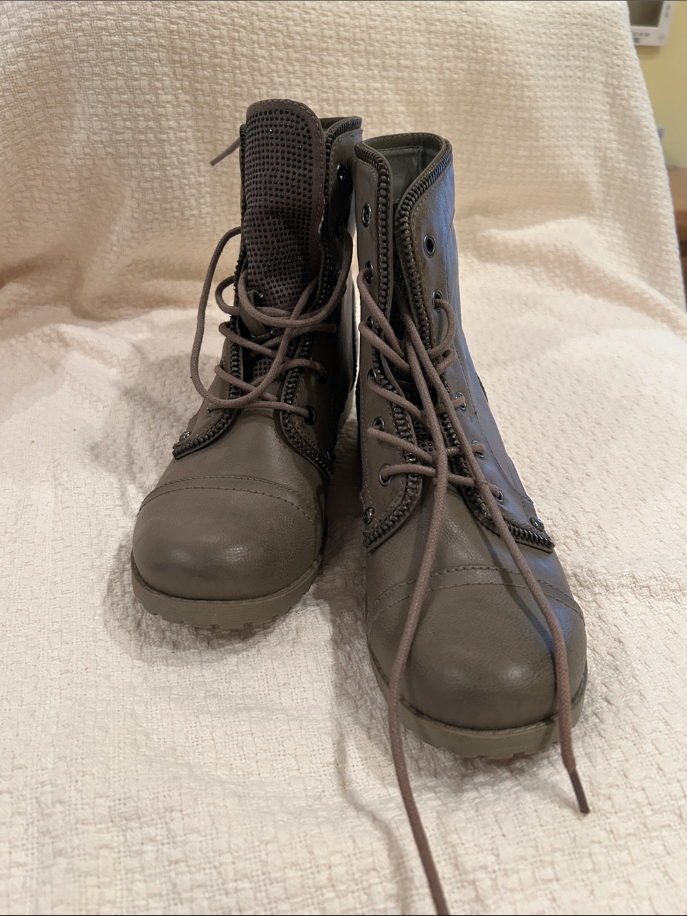G by Guess Combat Boots